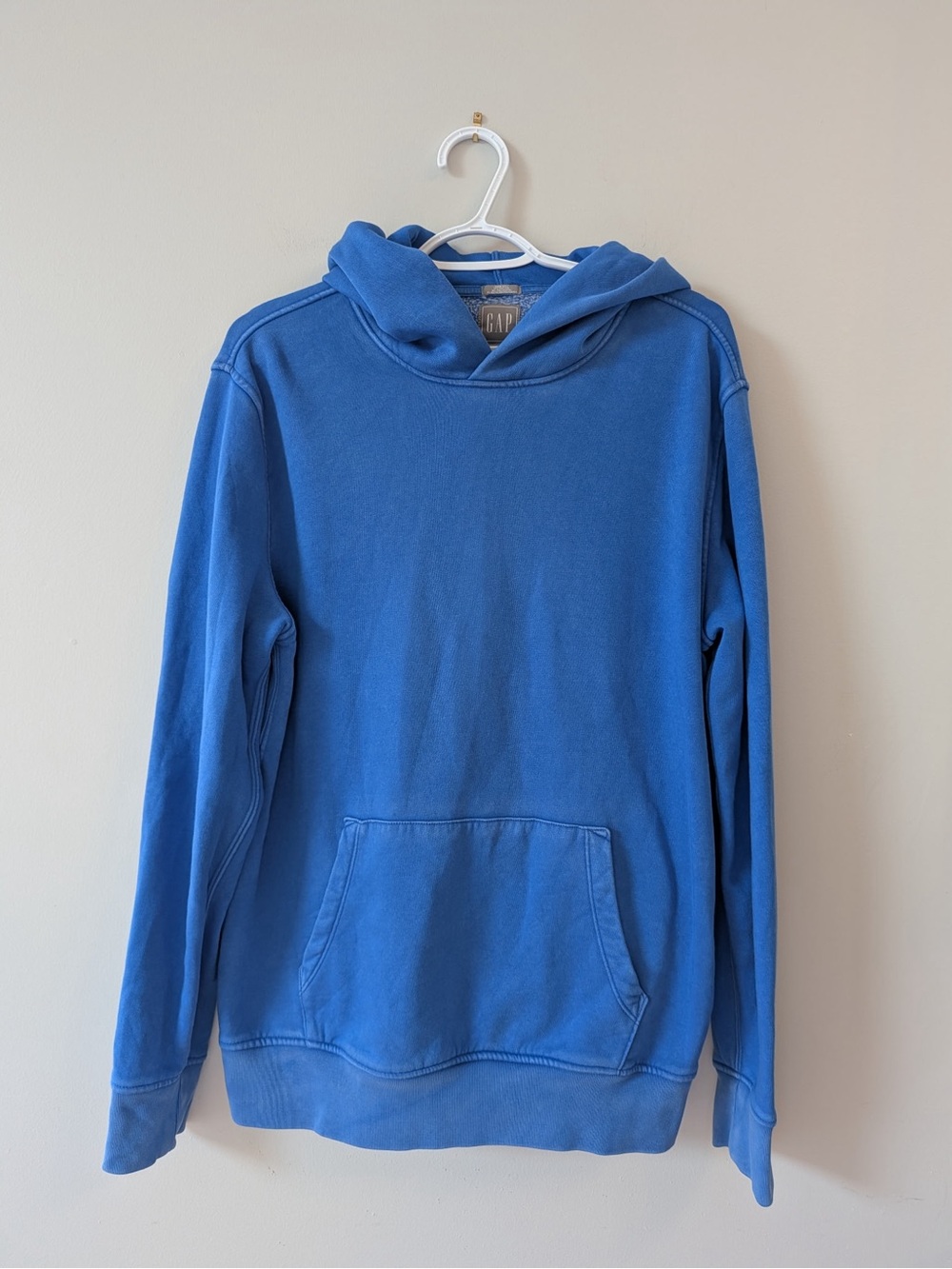 GAP Men's Royal Blue Hooded Pullover